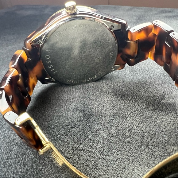 Fossil Stella Tortoise Resin Watch - Picture 2 of 6